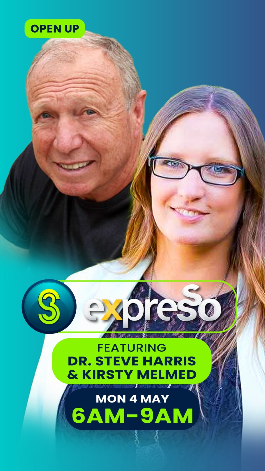 dr steve harris on the expresso show Live on the Expresso Show Monday 4th of May at 6am - Building a Steady Mindset 1